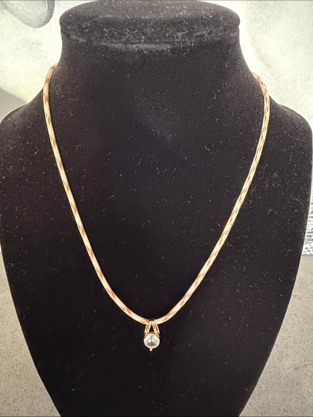 Anthropologie Serafina Solitaire Necklace
